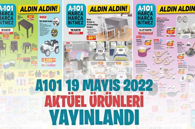 A101 19 Mayıs 2022 Aktüel Kataloğu Yayınlandı