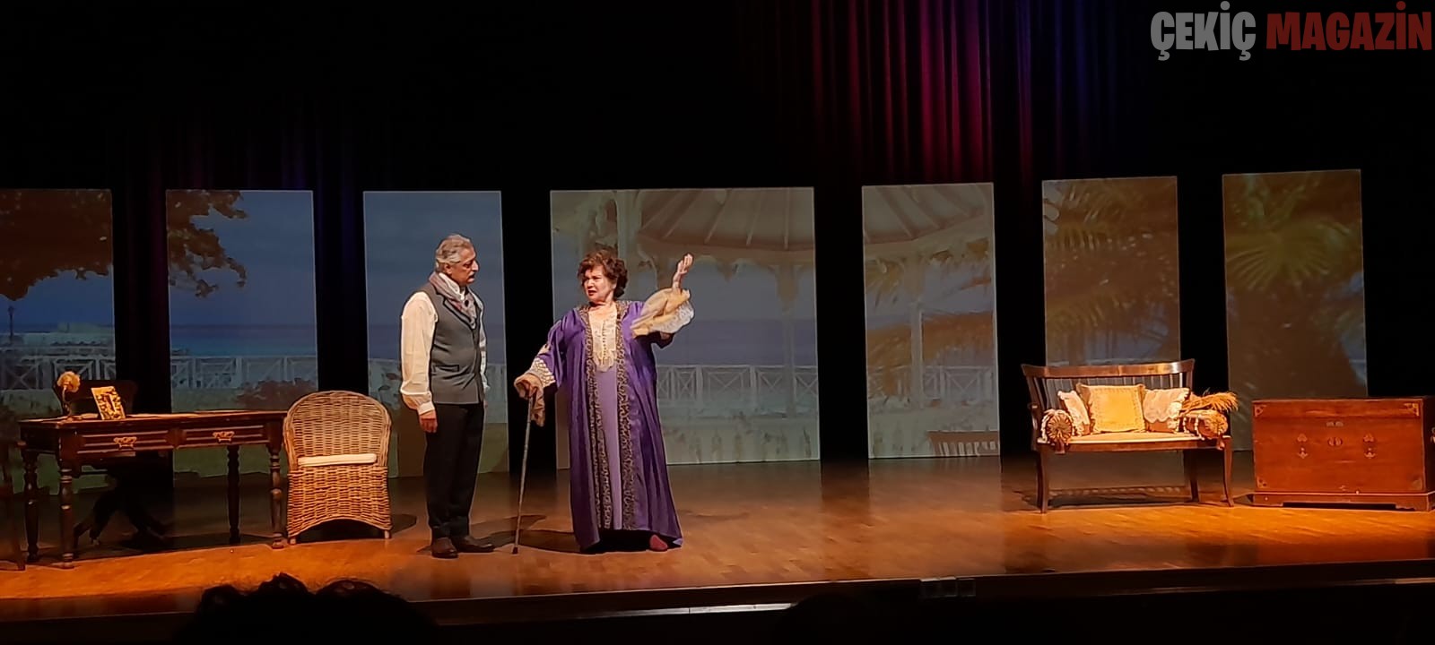 Haber dünyaca ünlü oyun sahnelendi “Bu Bir Efsane”Sarah Bernhardt oyunun galası yapıldı