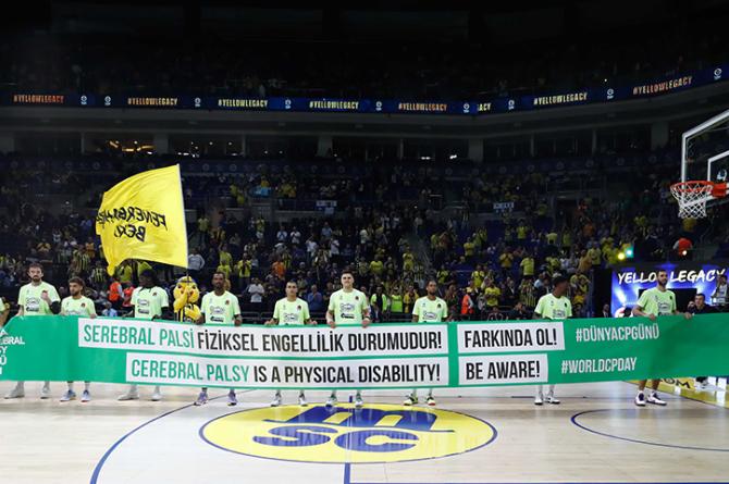 Fenerbahçe Beko ve Türkiye Spastik Çocuklar Vakfı’ndan anlamlı kampanya