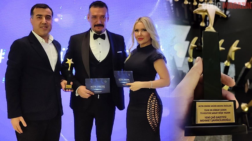 Mehmet Şahincileroğlu, yeni yılın ilk ödülünü aldı