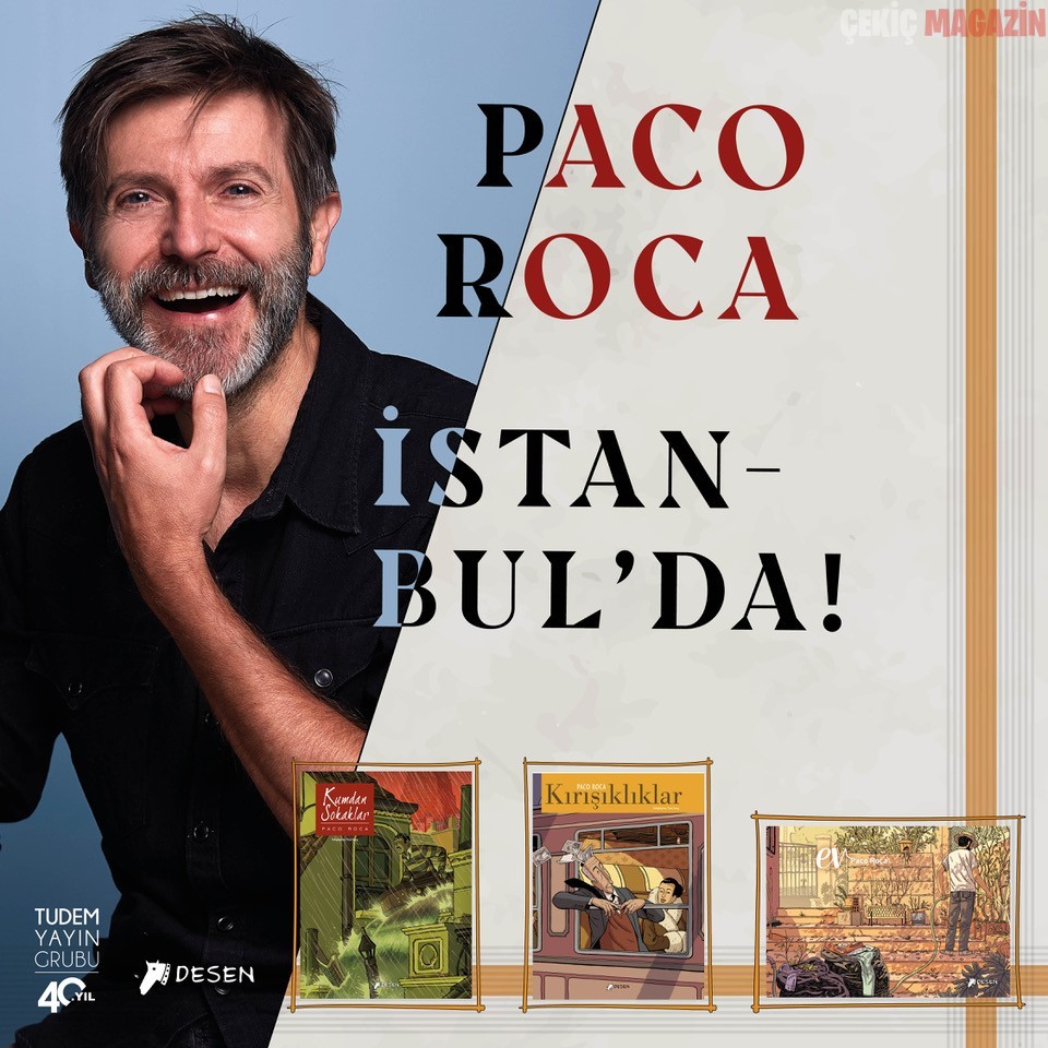 Dünyaca ünlü çizgi roman sanatçısı Paco Roca İstanbul’da!