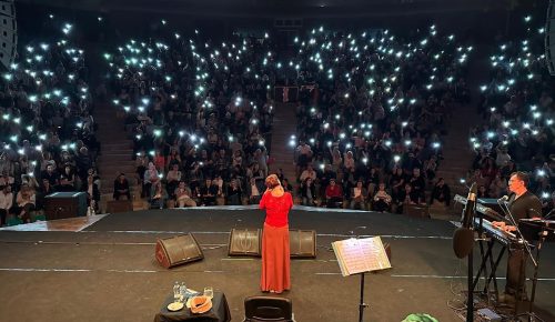 Nazan Öncel Adana Konserinde yine ayakta alkışlandı. 