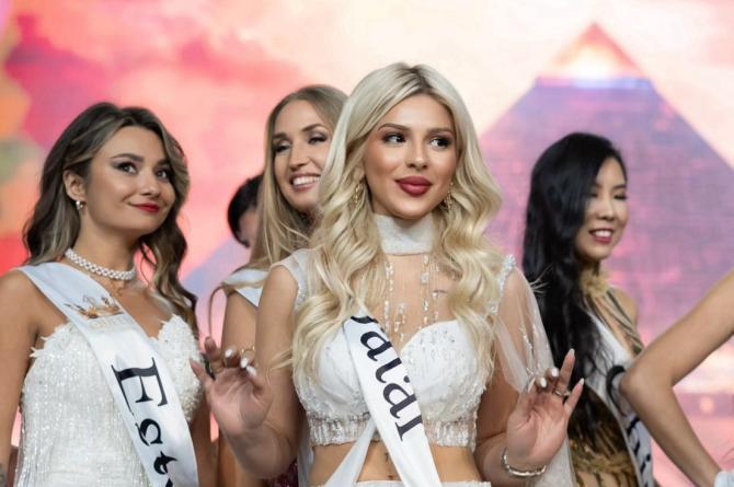 Secem Tati, Mısır’daki “Beauty Queen of the Universe” Yarışmasında Katar’ı Temsil Etti